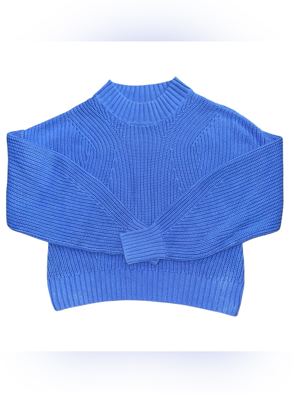 525 America blue knit sweater
